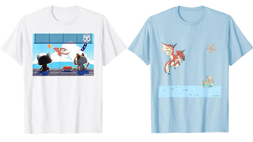 画像ギャラリー No.005のサムネイル画像 / ついに「倒れた御剣」Tシャツが手に入る。Amazonのカプコン公式ショップから「モンハン」「逆転検事」などの新規デザインアパレルが登場