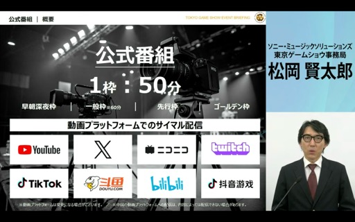 画像ギャラリー No.014のサムネイル画像 / 「東京ゲームショウ2025」開催発表会レポート。会場の配置転換やレギュレーションを変更し,展示スペースの拡充と想定来場者数25万人を安全に受け入れる体制を目指す