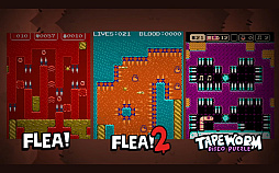 画像ギャラリー No.003のサムネイル画像 / 携帯電話N-Gage向けに20年ぶりの新作ゲームが発売される。「FLEA!」「FLEA!2」「Tapeworm disco puzzle」の3作品を楽しめる